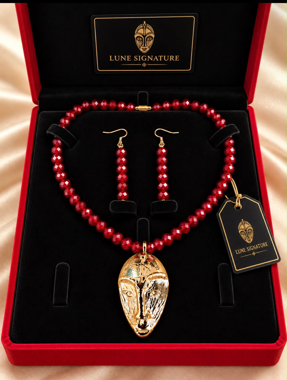OYOFE Collier en or Luna S.