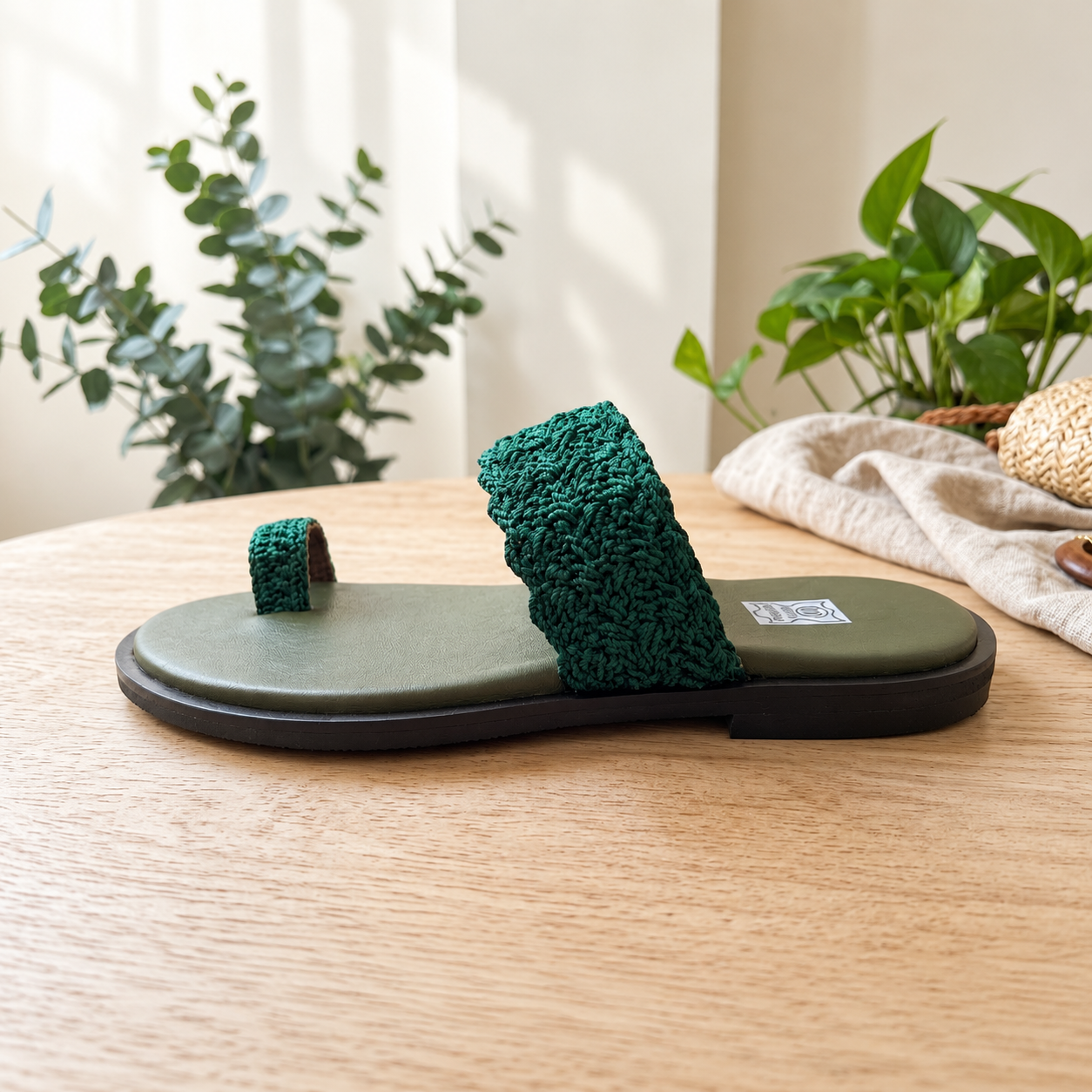 Sandales crochetées DIC'ART