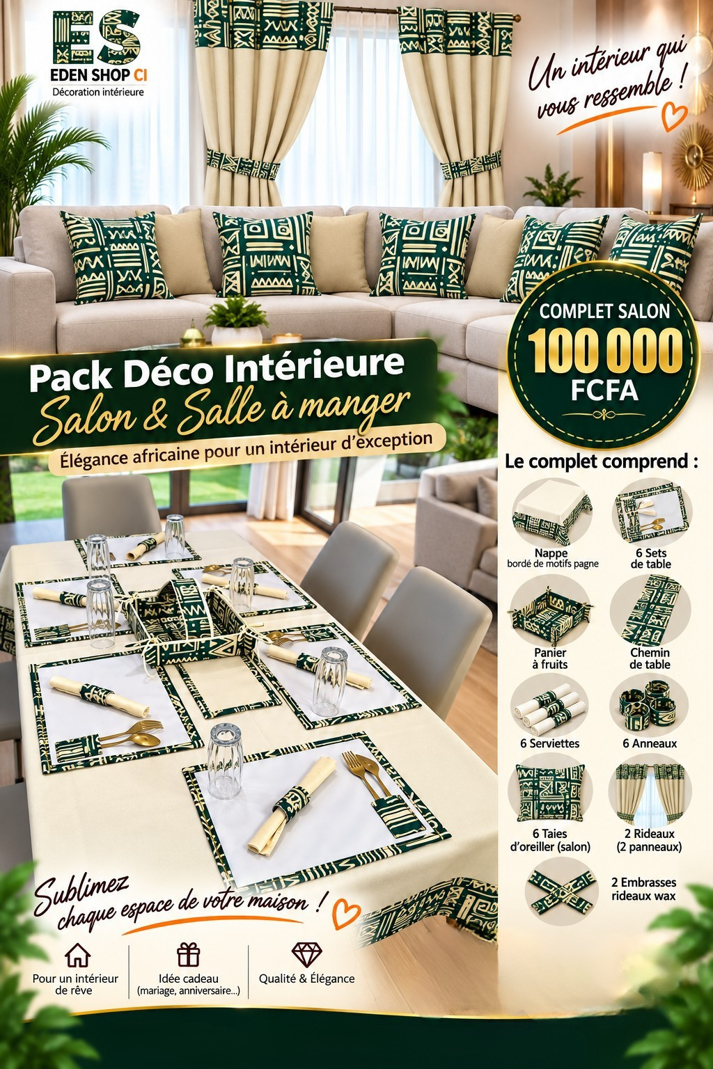 Kit complet décoration