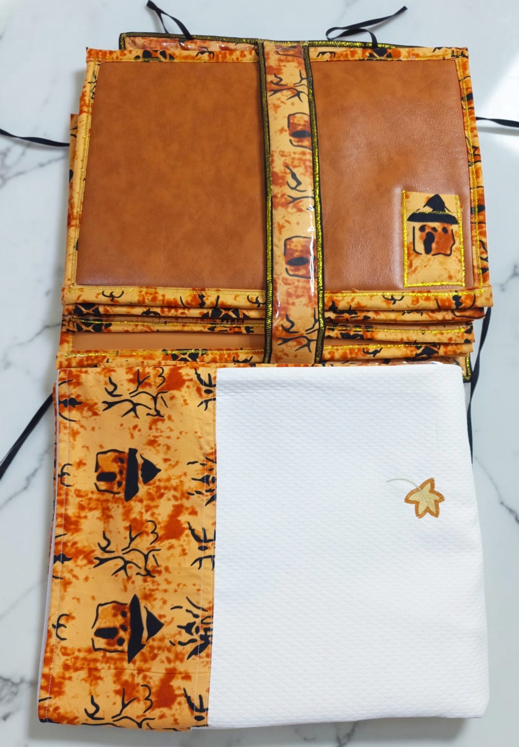 Complet Nappe de table motif africain