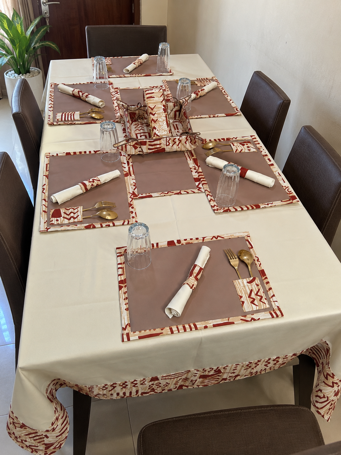 Complet nappe de table